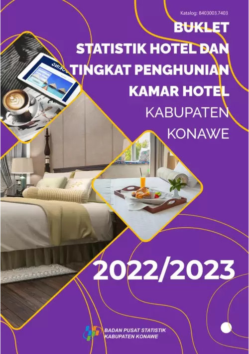 Statistik Hotel dan Tingkat Penghunian Kamar Hotel Kabupaten Konawe 2022/2023