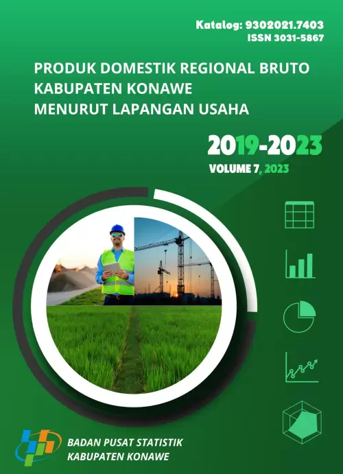Produk Domestik Regional Bruto Kabupaten Konawe Menurut Lapangan Usaha 2019-2023
